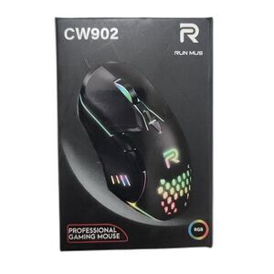 Runmus Gaming Wired Mouse with Ergonomic Anti Fatigue Design